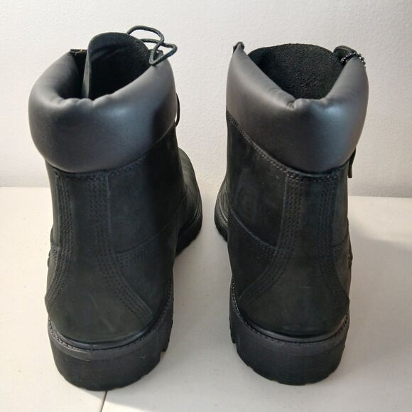 Timberland Men's 6” Inch CLASSIC Premium BOOTS 10073 BLACK Nubuck NWOB Size 11.5 - Picture 7 of 16